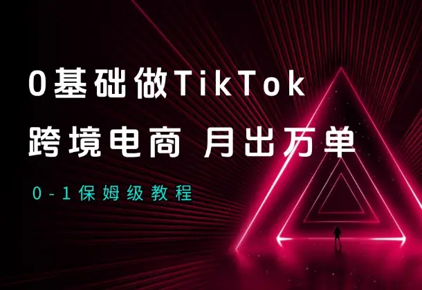 0基础做TikTok跨境电商，月出万单 0-1保姆级教程_云峰项目库