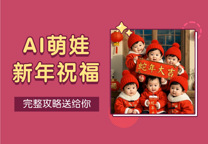 5分钟教你用AI创作爆火的萌娃新年祝福视频，完整攻略送给你_云峰项目库