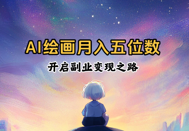 通过AI绘画，在小红书上开启副业变现之路，月入五位数_云峰项目库