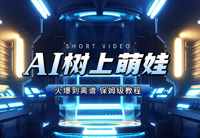AI树上萌娃，火爆到离谱，条条10万+点赞，保姆级教程_云峰项目库