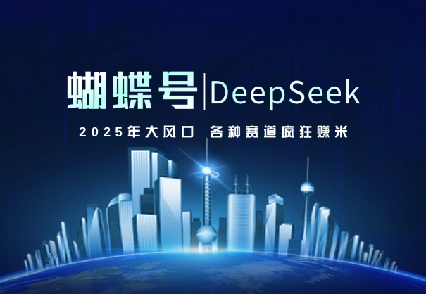DeepSeek+蝴蝶号，2025年大风口，各种赛道疯狂赚米_云峰项目库