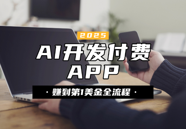 赚到的第 1 美金，AI 开发 iOS 付费 APP 全流程_云峰项目库