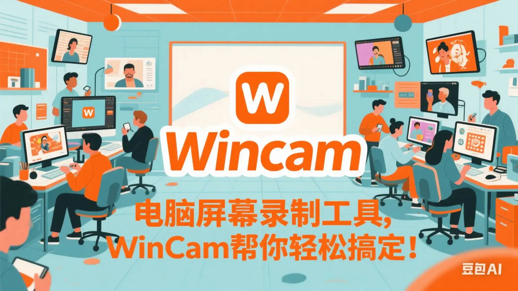 电脑屏幕录制工具，WinCam帮你轻松搞定！-码小屋资源库